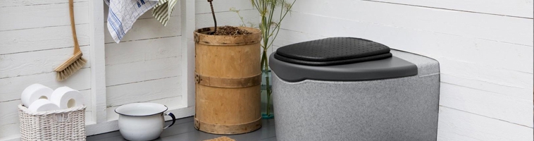 Toilette sèche grande capacité sans eau à compost