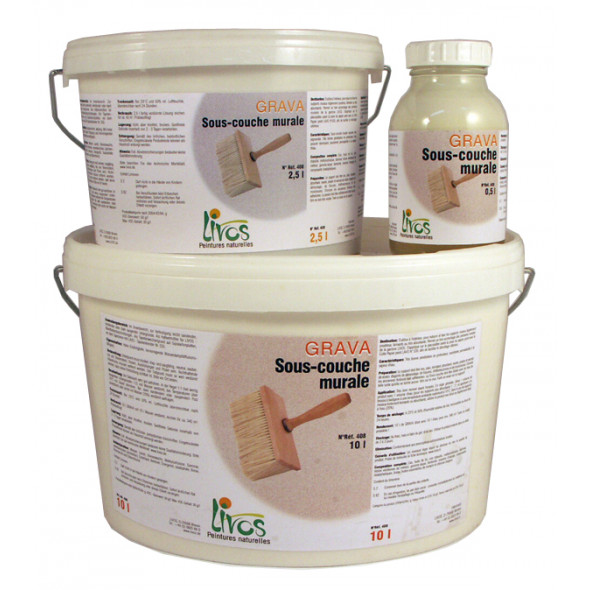 Sous Couche Naturelle Murs Et Plafonds Grava à Partir De 05l 1l