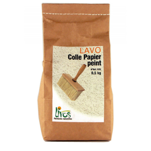 Colle Papier Peint Ecologique Lavo 0 5kg 60m2 Colles Ecologiques Preparation Des Supports Peintures Huiles Lasures