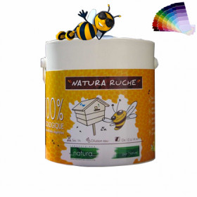 Peinture écologique pour ruches et bois extérieur (1L/11m2) Natura