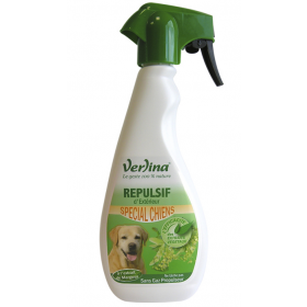 Répulsif chiens extérieur origine végétale en spray 500ml VERLINA