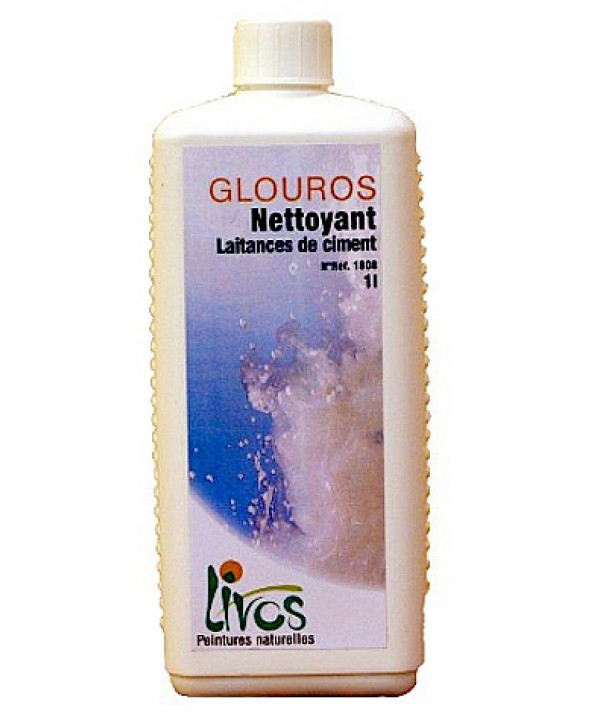 Décapant écologique laitances de ciment 1L GLOUROS Livos