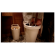 Toilette sèche à compost en bois blanc, avec seau inox 15L Ziya