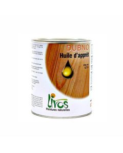 Sous-couche bois intérieure DUBNO pour lasure ou laque 1L/15m2 Livos