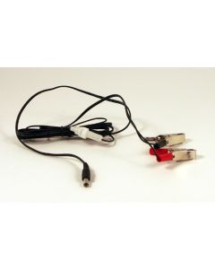 Cable 12V avec jack et pinces batterie toilette sèche Separett