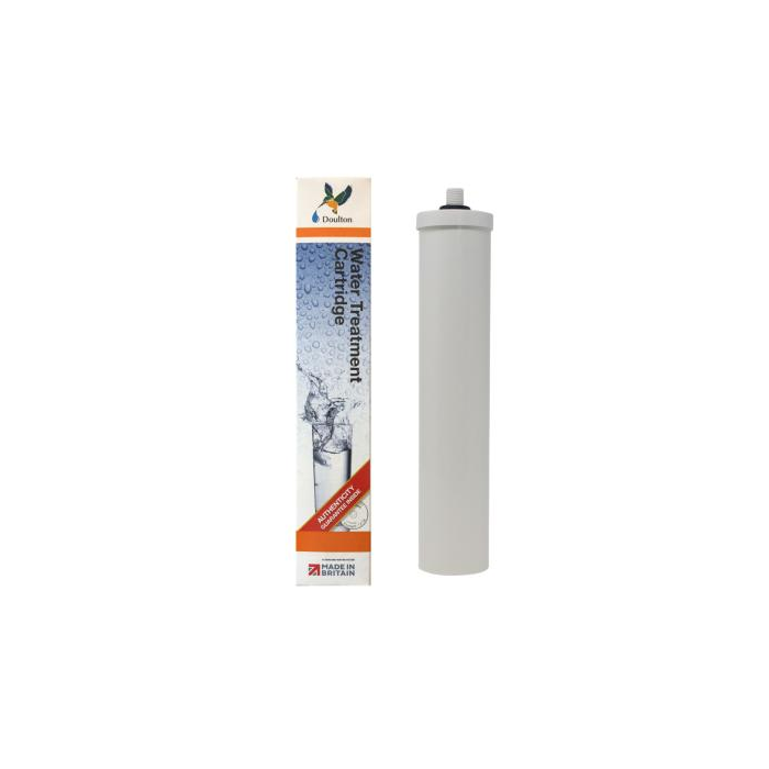 Cartouche Filtre Doulton Réduction Chlore, Plomb, PFAS 10 Pouces - Pour Systèmes Sous évier Duo/Trio, Raccord Fileté 1/4" BSP