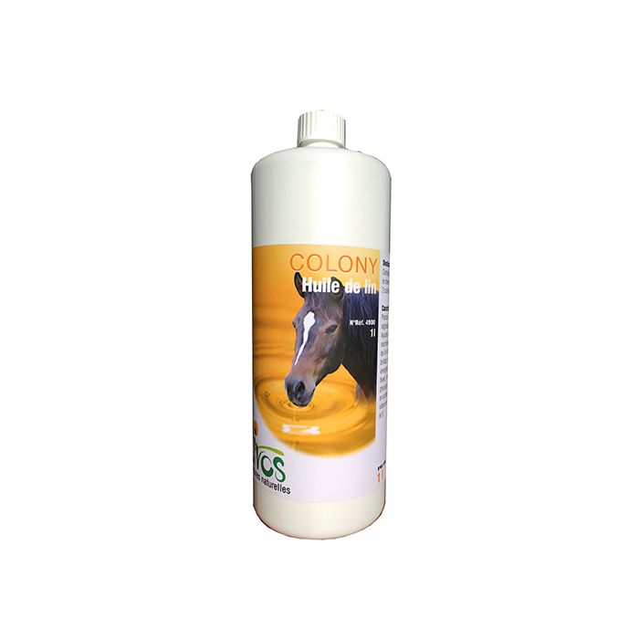 Huile de lin pure cheval LIVOS 1L