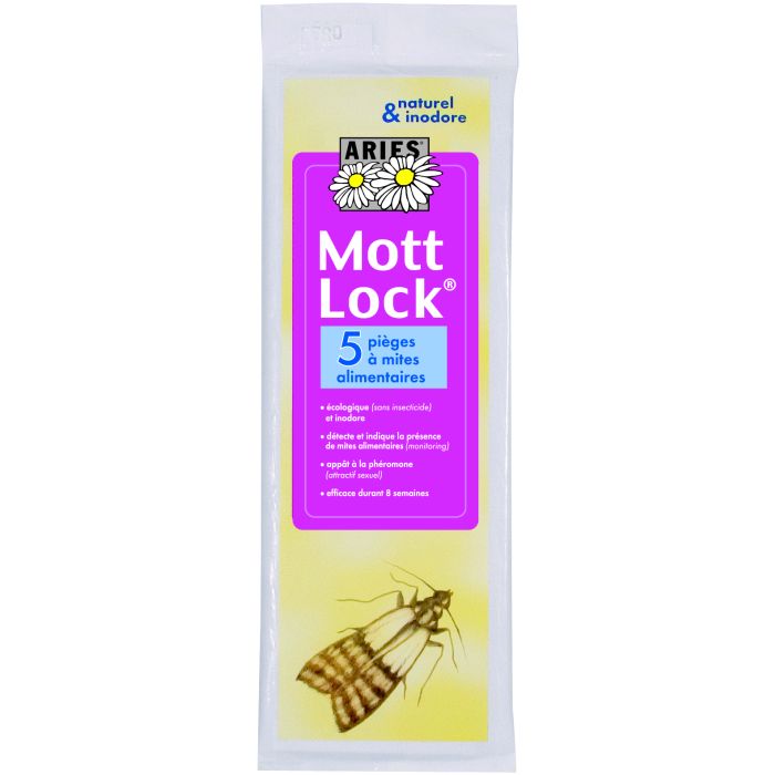 Pièges anti-mites alimentaire paquet de 5 mottlok ARIES