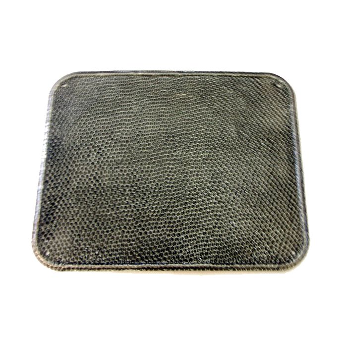 Plaque de propreté aluminium martelé pour pôele à bois DEOM TURBO