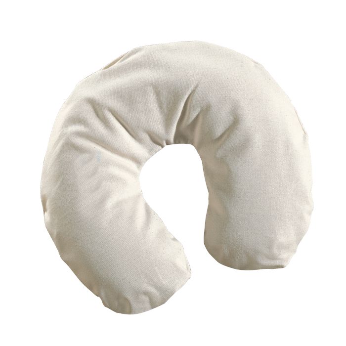 Coussin repose nuque coton BIO 25x22cm et housse en coton 