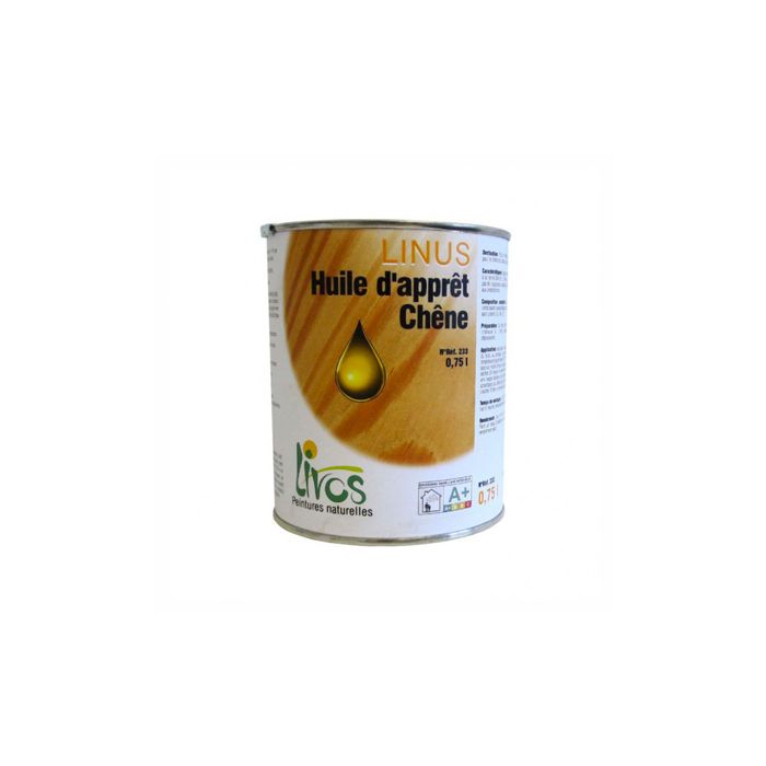 Sous-couche bois ou pierre naturelle int/ext Linus 260 Livos (0,75/12m2)