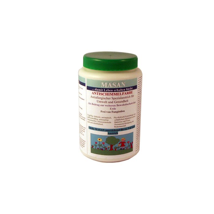 Peinture écologique anti-moisissures, murs et plafonds Masan (1Kg/5m2) Masid
