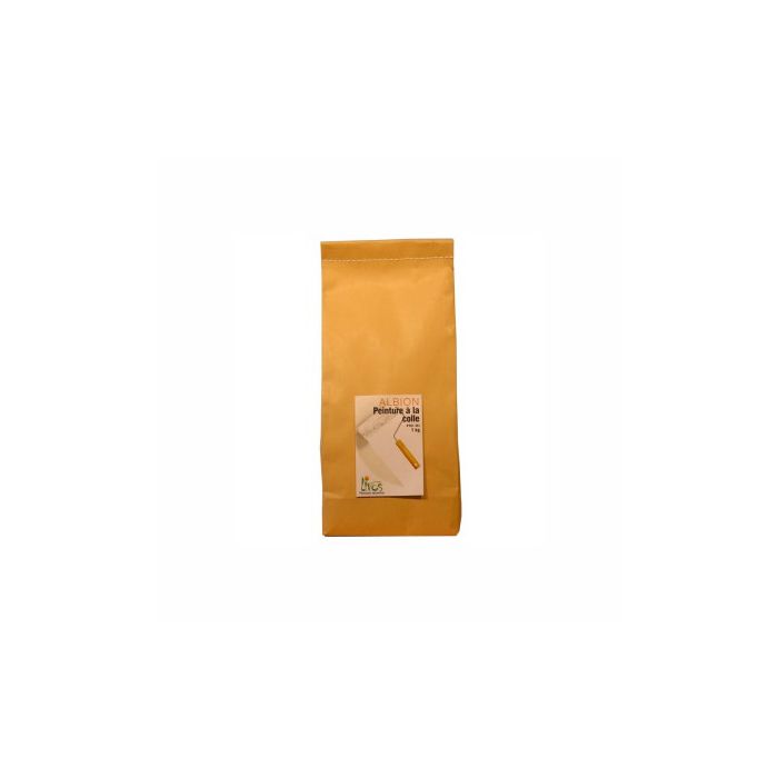 Peinture naturelle en poudre mate blanche, murs et plafonds intérieur ALBION (1kg/10m2) Livos