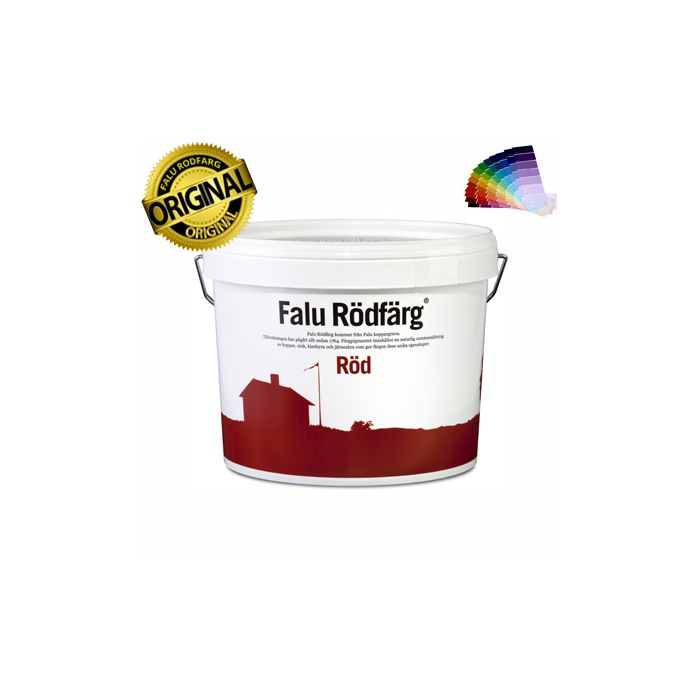 Peinture suédoise de Falun pour bardage bois, mate, extérieur (1L/3m2) Original