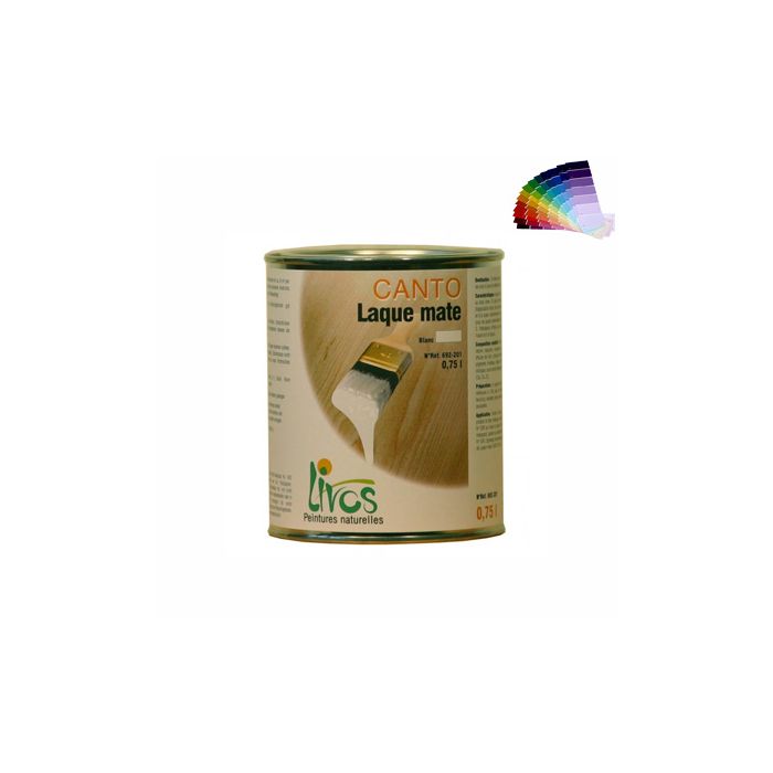 Peinture naturelle mate, bois intérieur CANTO (0,75L/10m2) Livos
