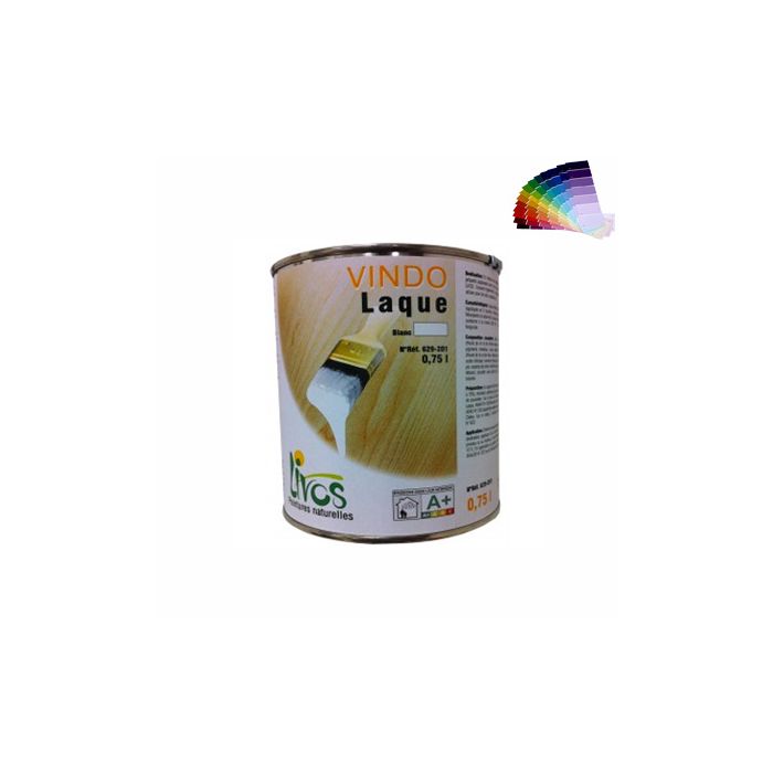 Peinture naturelle satinée, bois et métal int/ext VINDO (1L/20m2) Livos