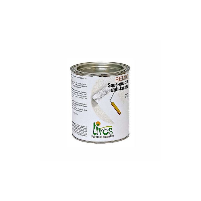 Sous-couche mur et plafond anti-tache REMIO intérieur à partir de 0,75L (1L/10m2) Livos