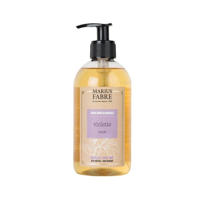 Savon de Marseille écologique liquide à l'huile d'olive parfum violette 400ml MARIUS FABRE