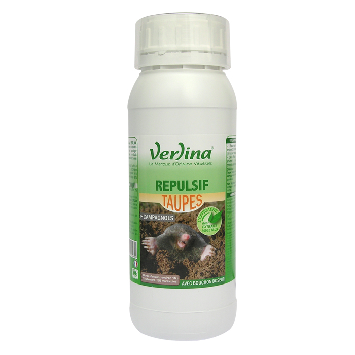 Répulsif taupes origine végétale 500ml VERLINA