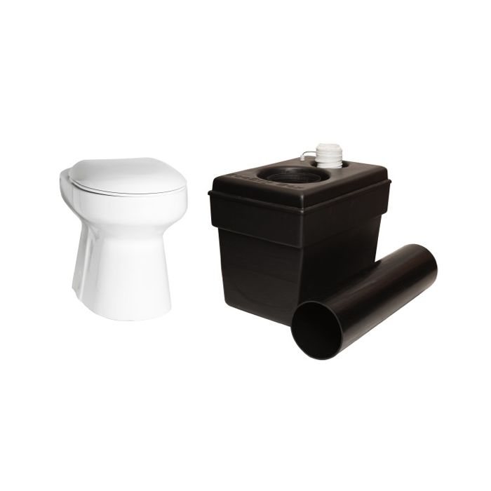 Toilette sèche à séparation des urines en céramique avec bac Eco Dry Wostman