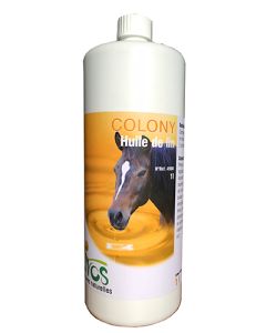 Huile de lin pure cheval LIVOS 1L