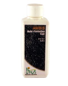 Huile entretien cuir ambis 250ml LIVOS