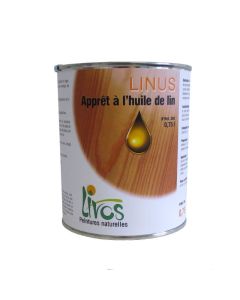 Sous-couche bois naturelle chêne int/ext Linus 233 Livos (2,5L/40m2)