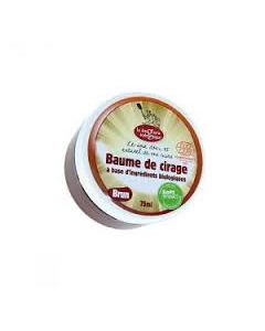 Cirage écologique en baume brun 75ml