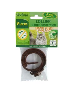 Collier anti-puces chat origine végétale VERLINA