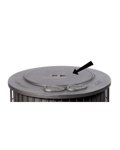 Couvercle pour pôele à bois DEOM TURBO