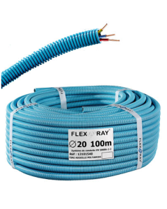 Gaine électrique anti-rayonnement électromagnétique 20mm préfilé 3x2.5 PREFIL'ZEN