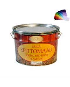 Peinture suédoise pour bardage bois, mate, extérieur (1L/4m2) Uula