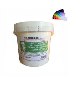 Peinture naturelle satinée couleurs, murs et boiseries int/ext lessivable(1L/11m2) Dolci
