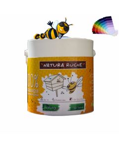 Peinture naturelle pour ruches et bois extérieur (1L/11m2) Natura