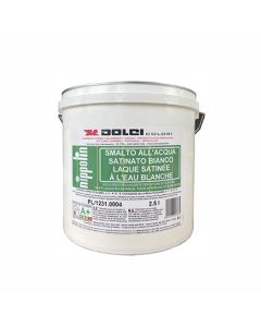 Peinture naturelle satinée blanche, murs et boiseries int/ext lessivable (1L/11m2) Dolci