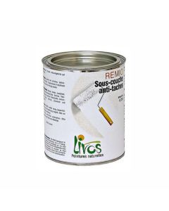 Sous-couche mur et plafond anti-tache REMIO intérieur à partir de 0,75L (1L/10m2) Livos