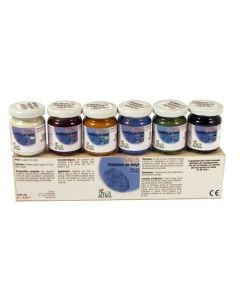 Peinture naturelle enfant aux doigts SALIS (6 pots de 0.05L)