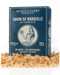 Savon de Marseille écologique en copeaux aux huiles végétales 750g MARIUS FABRE