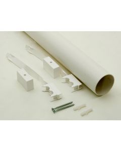 Tuyau aération blanc 2m diamètre 75mm pour toilettes sèches