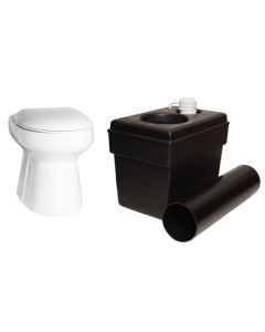 Toilette sèche à séparation des urines en céramique avec bac Eco Dry Wostman