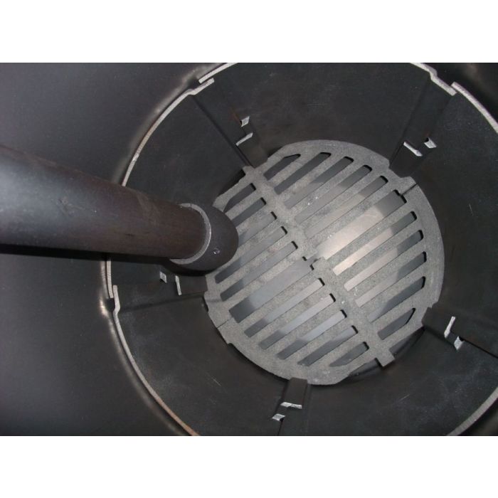 Grille fonte en 2 parties pour poêle à bois DEOM TURBO