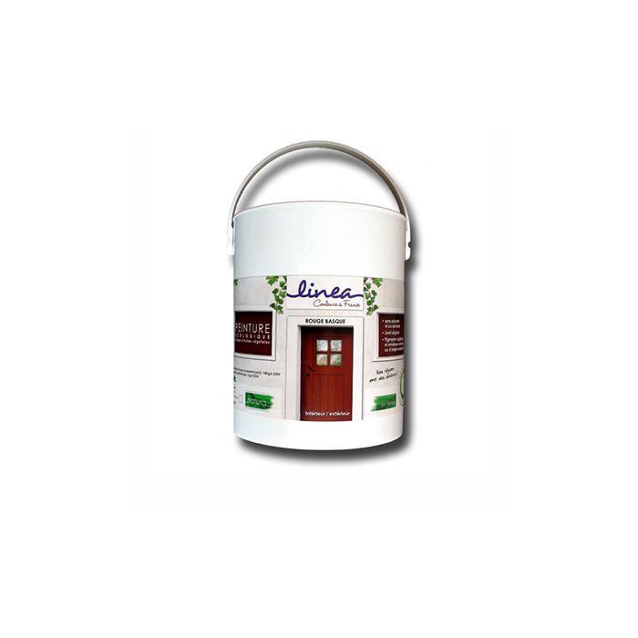 Peinture bois extérieure Rouge basque (1L/13m2) Natura