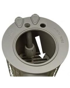 Grille fonte en 2 parties pour poêle à bois DEOM TURBO
