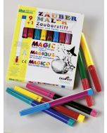 Feutres magiques: 9 couleurs + 1 effaceur