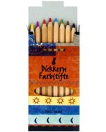 Gros crayons de couleurs: 8 couleurs