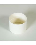 Manchon blanc toilette sèche (femelle/femelle) diamètre 75mm 