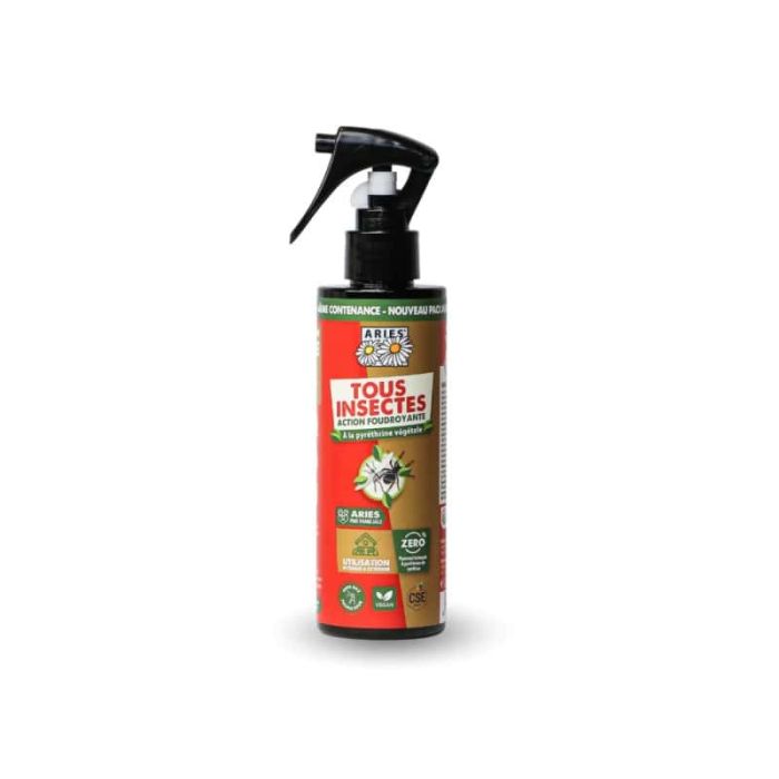 Spray insecticide action foudroyante rampants et volants 200ml ARIES