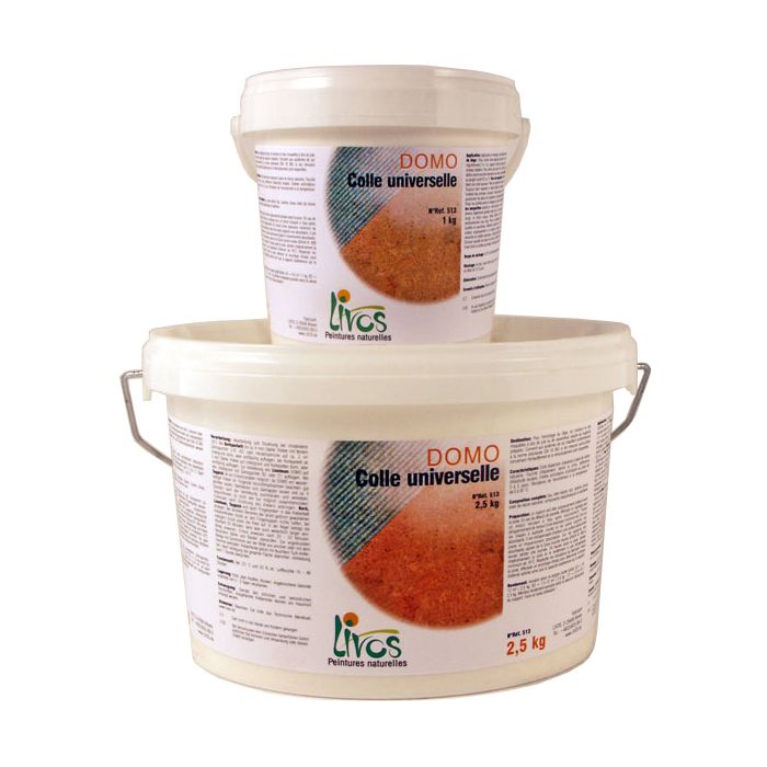 Colle universelle naturelle DOMO pour liège lino 1Kg/5m2 Livos