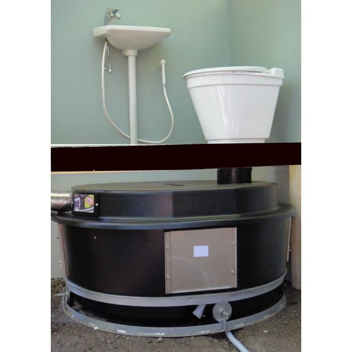 Toilette sèche à compost capacité 400kg AINO Ekolet