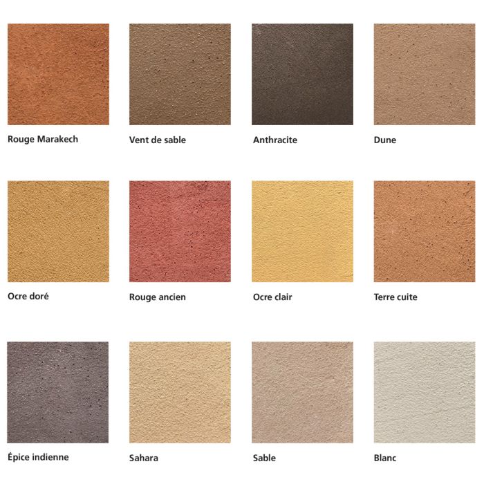Enduit argile grain moyen 25kg/15m2/1mm Dolci